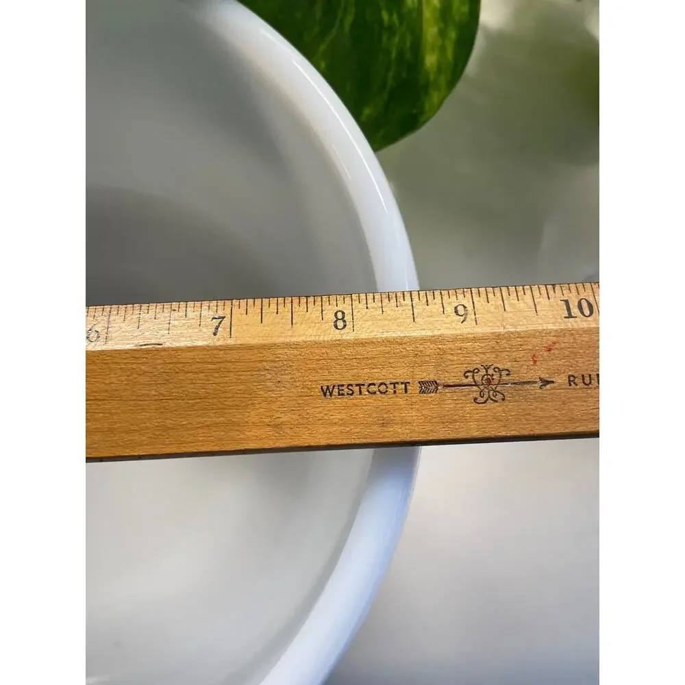 Vintage Milkglass Glassbake Mixing Bowl 8.5